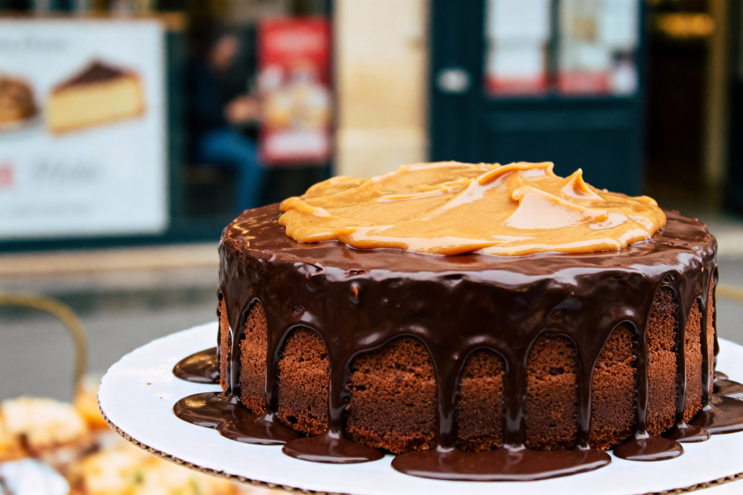 cake au chocolat et caramel