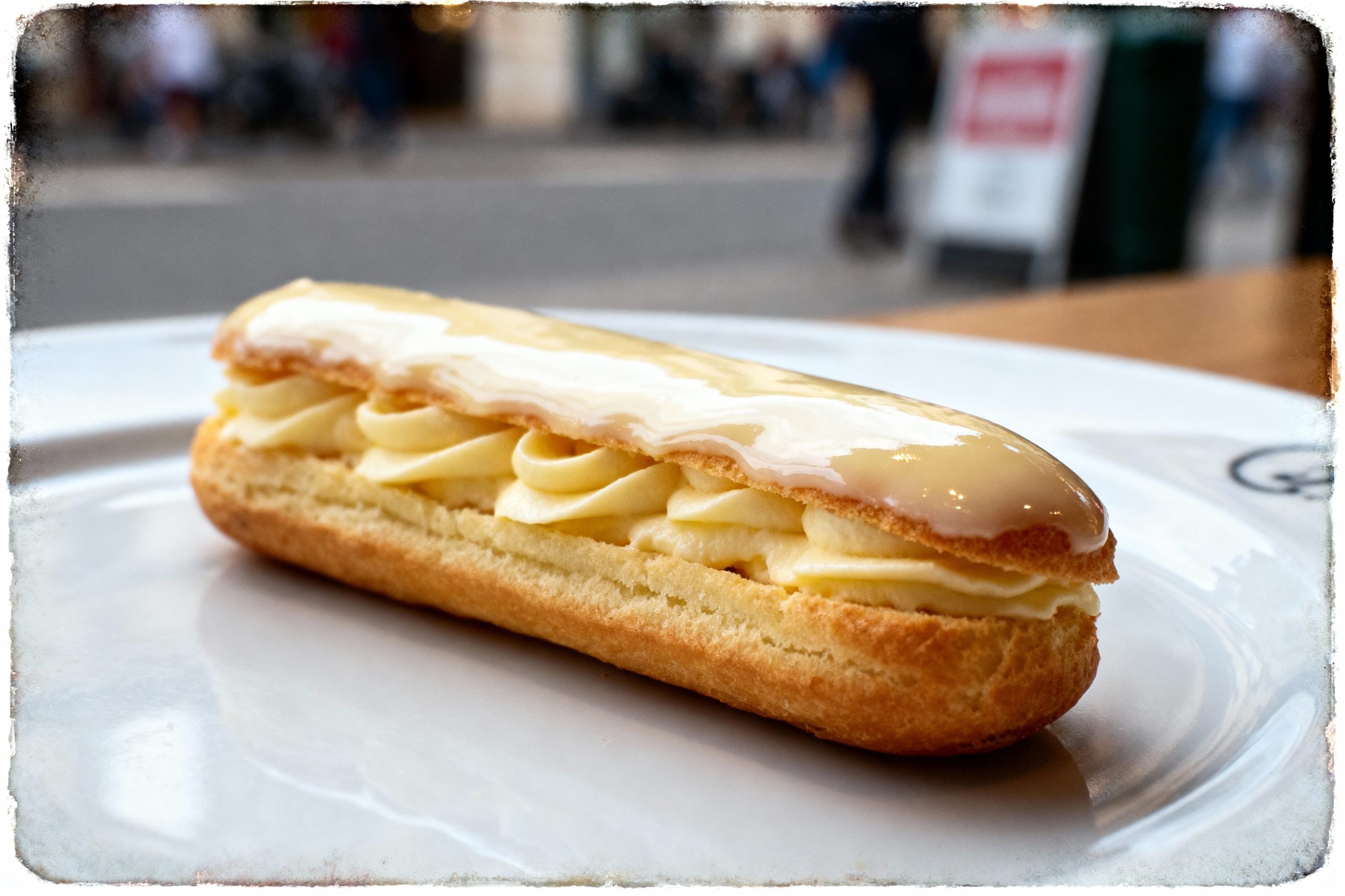 éclair à la vanille