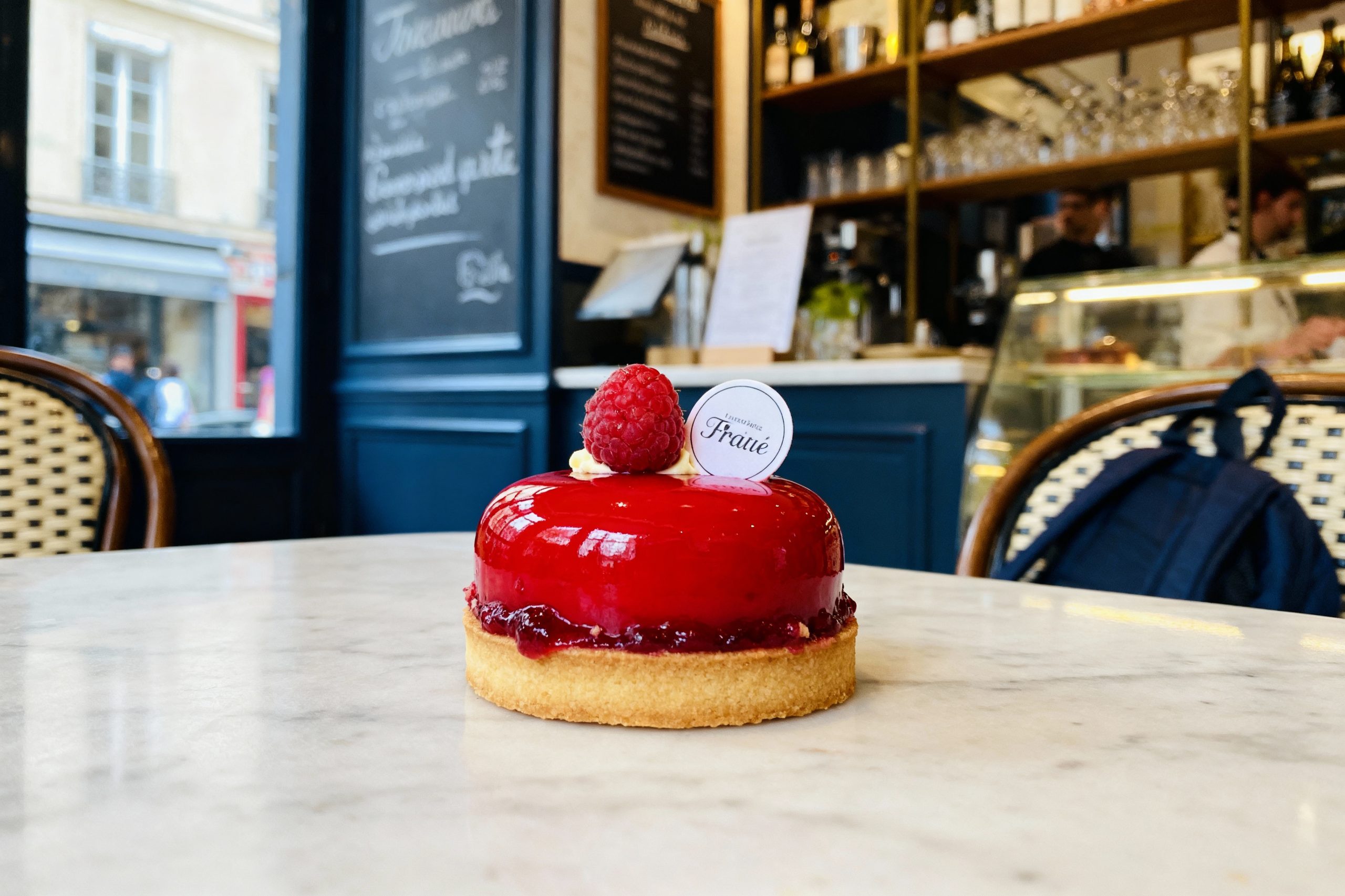 entremet aux fruits rouges