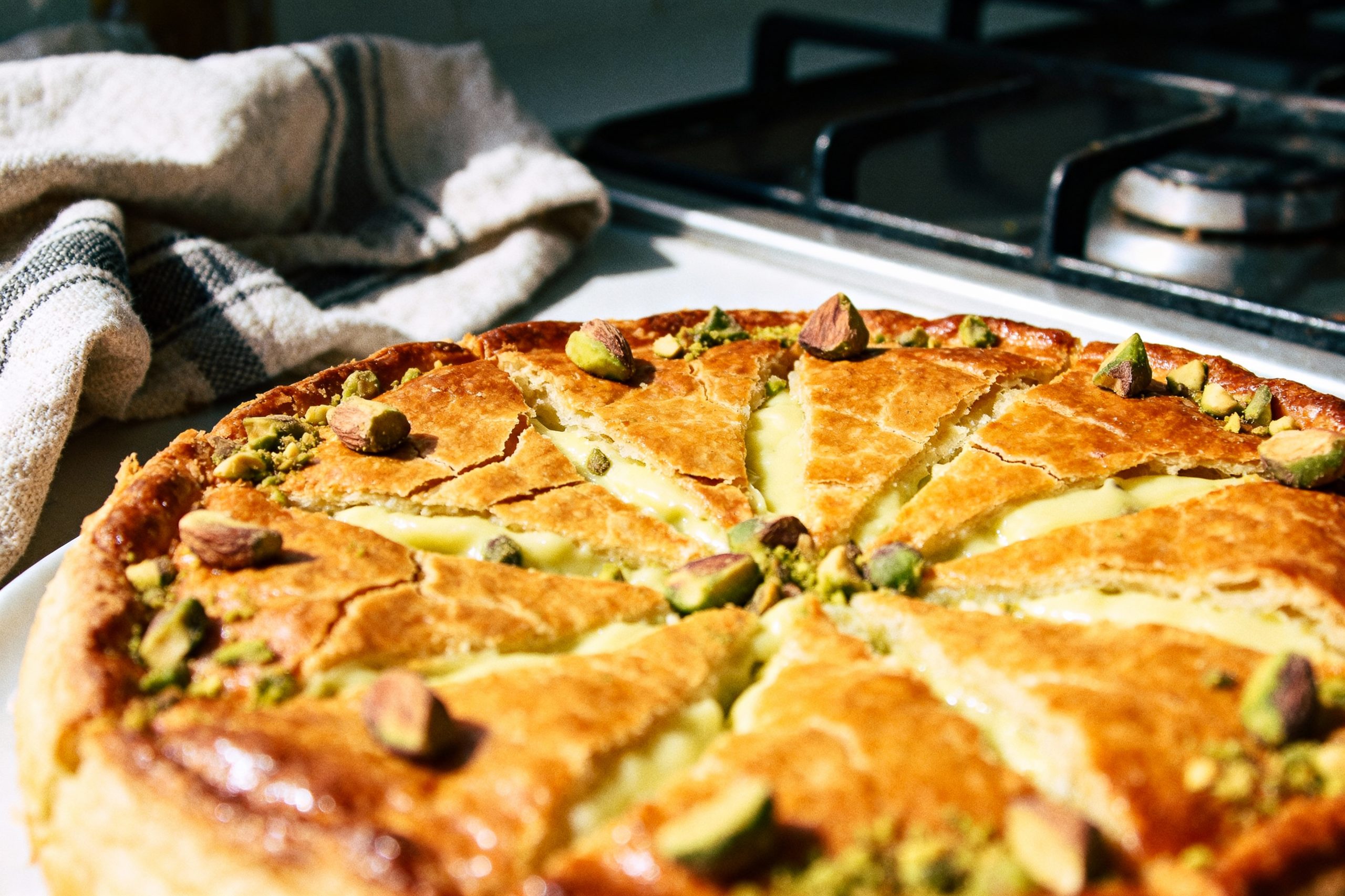 galette des rois à la pistache