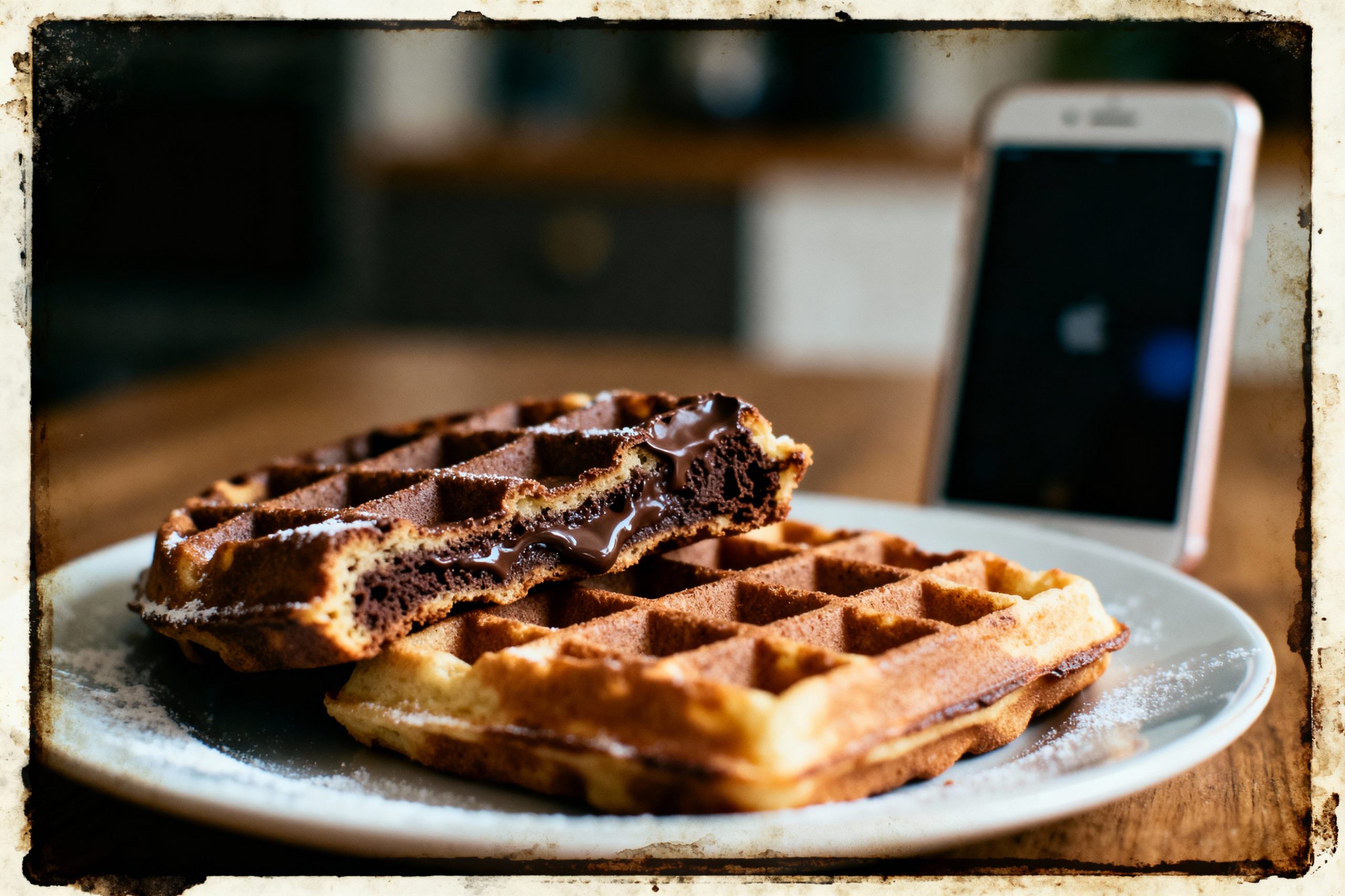 gaufre au chocolat