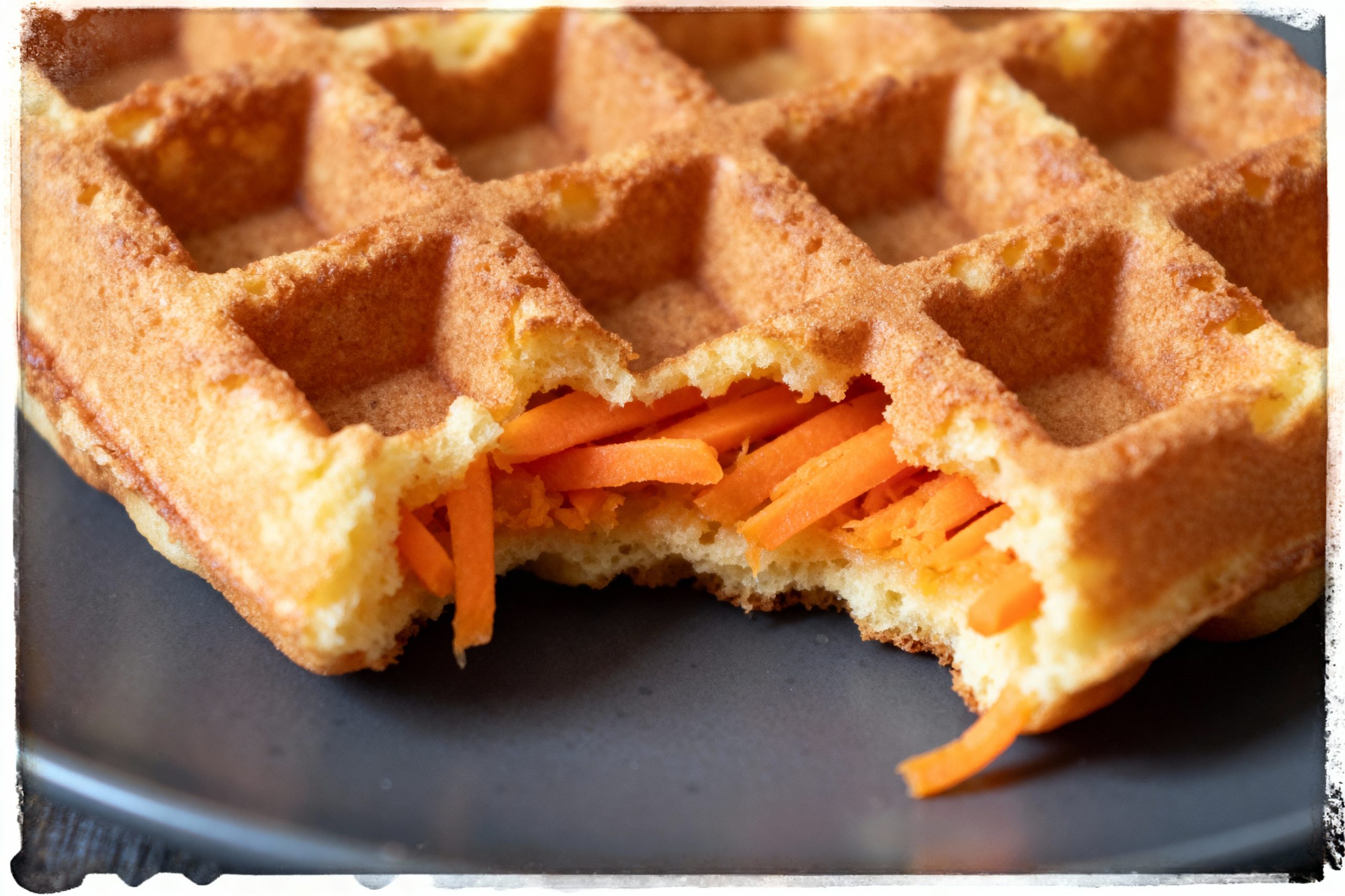 gaufre aux carottes