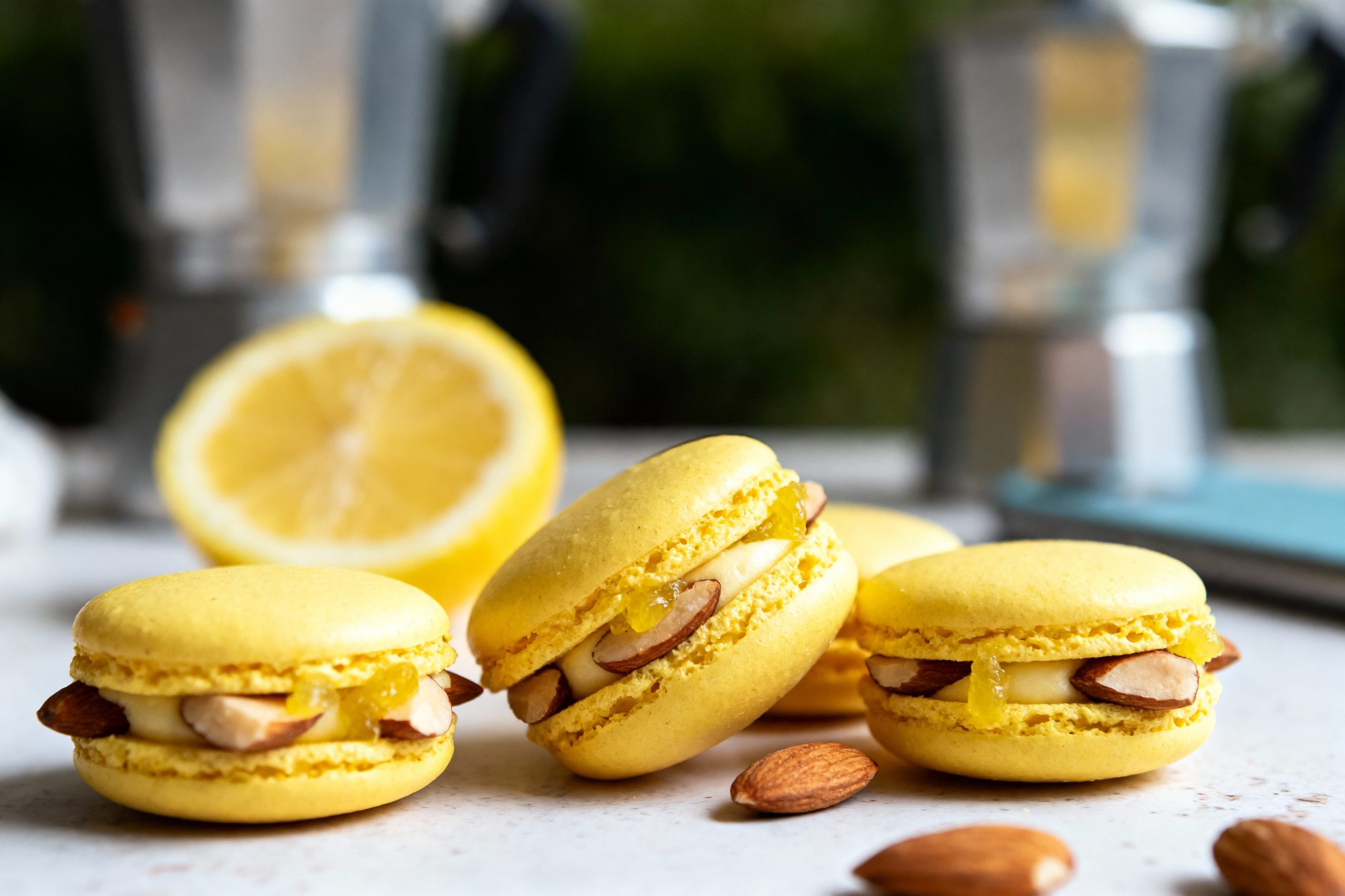 macarons au citron