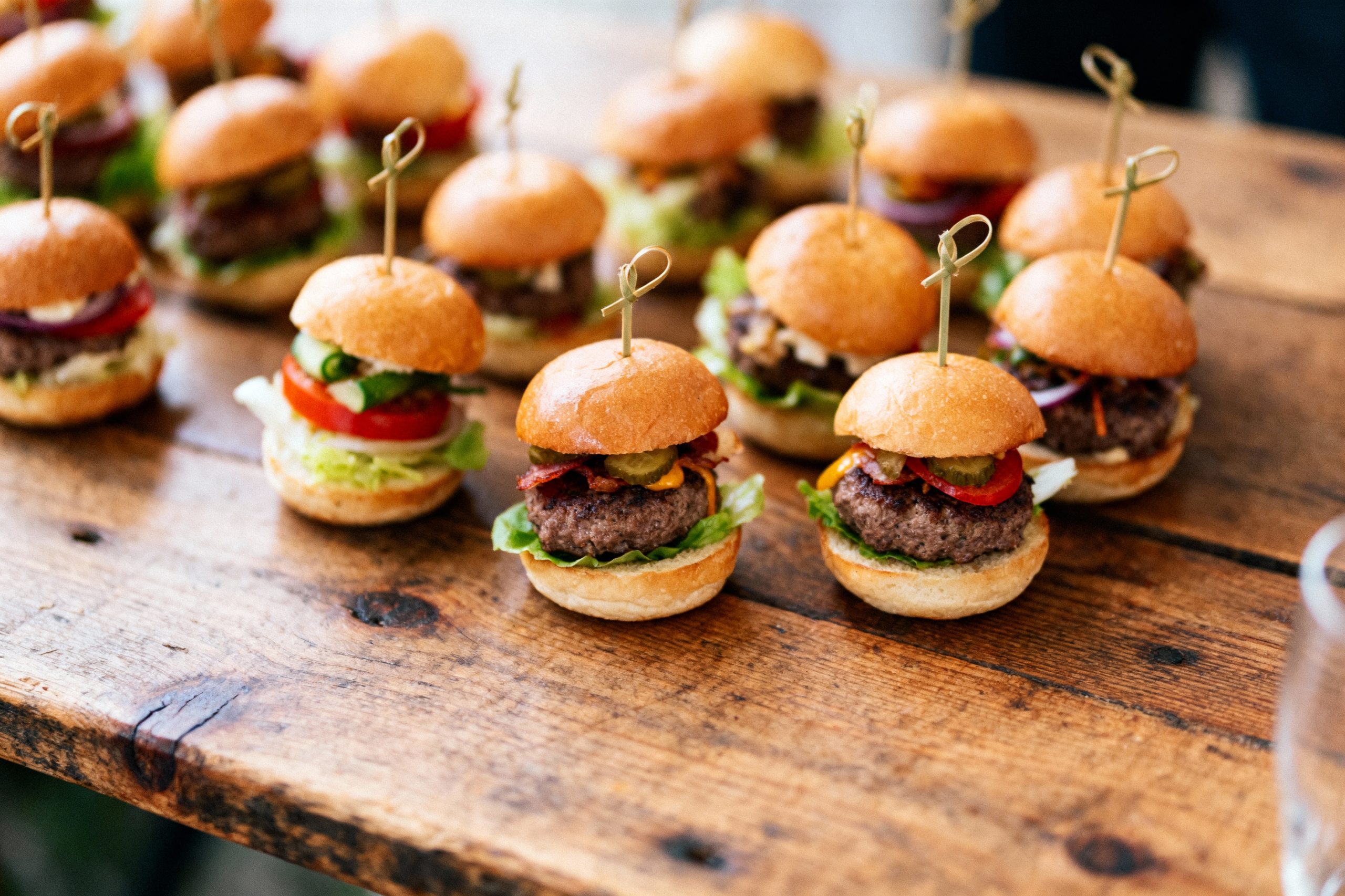 mini burgers pour l'apéro