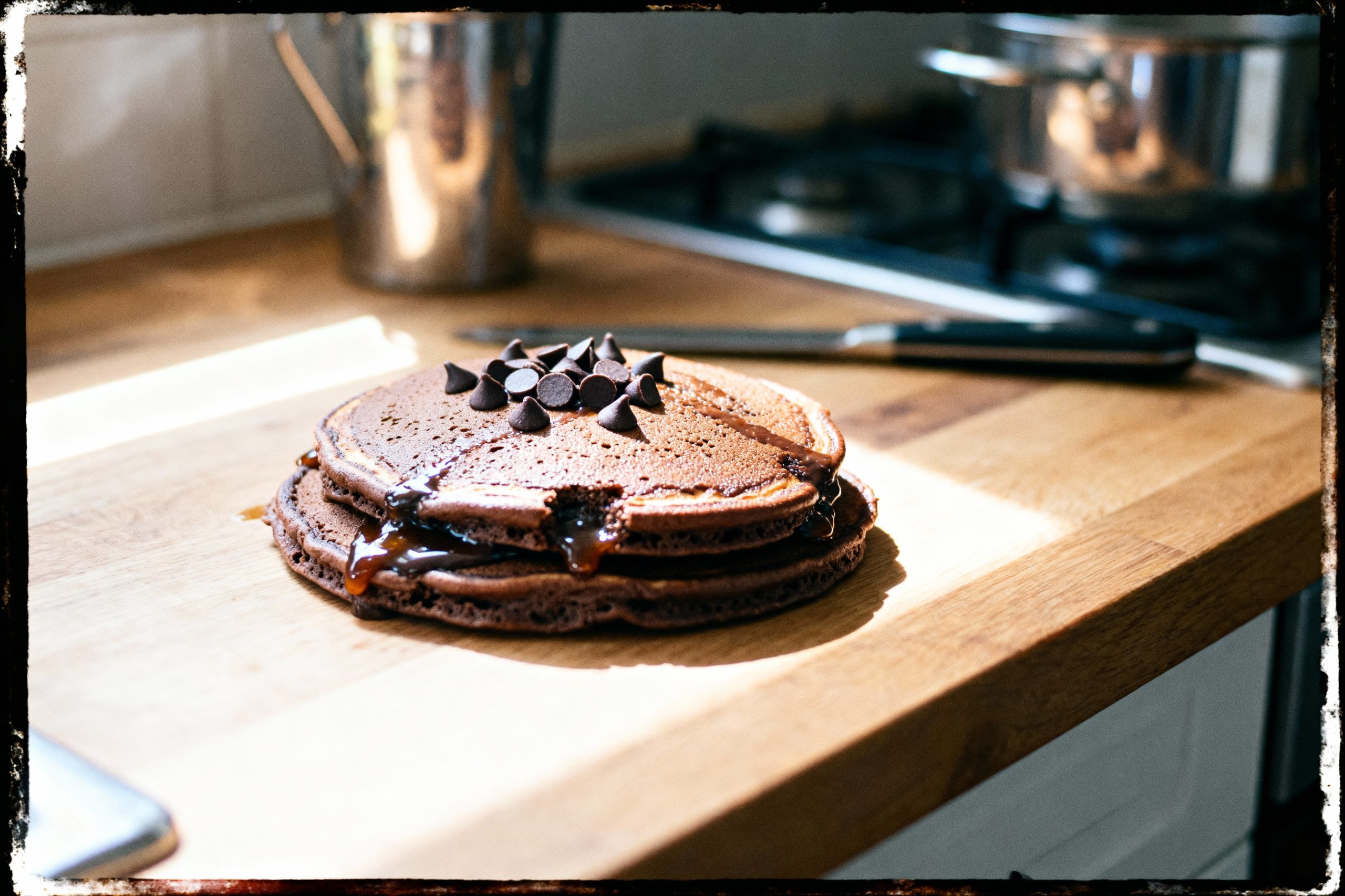 pancakes au chocolat