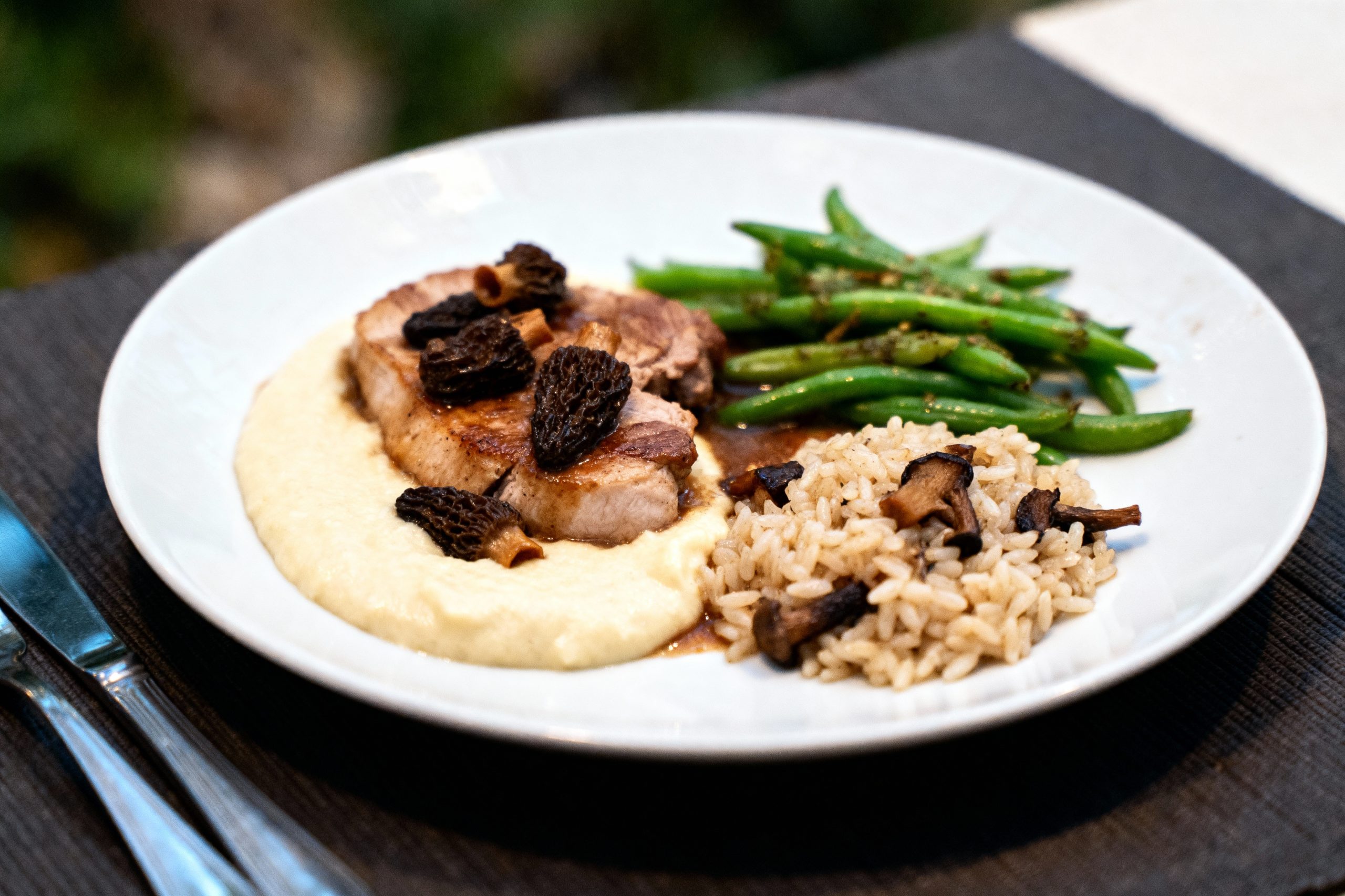 quel accompagnement avec des ris de veau aux morilles