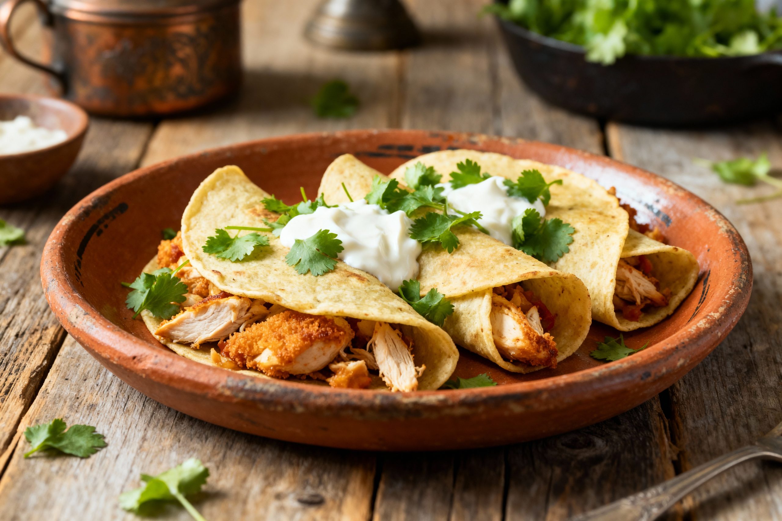 recette d'enchiladas au poulet