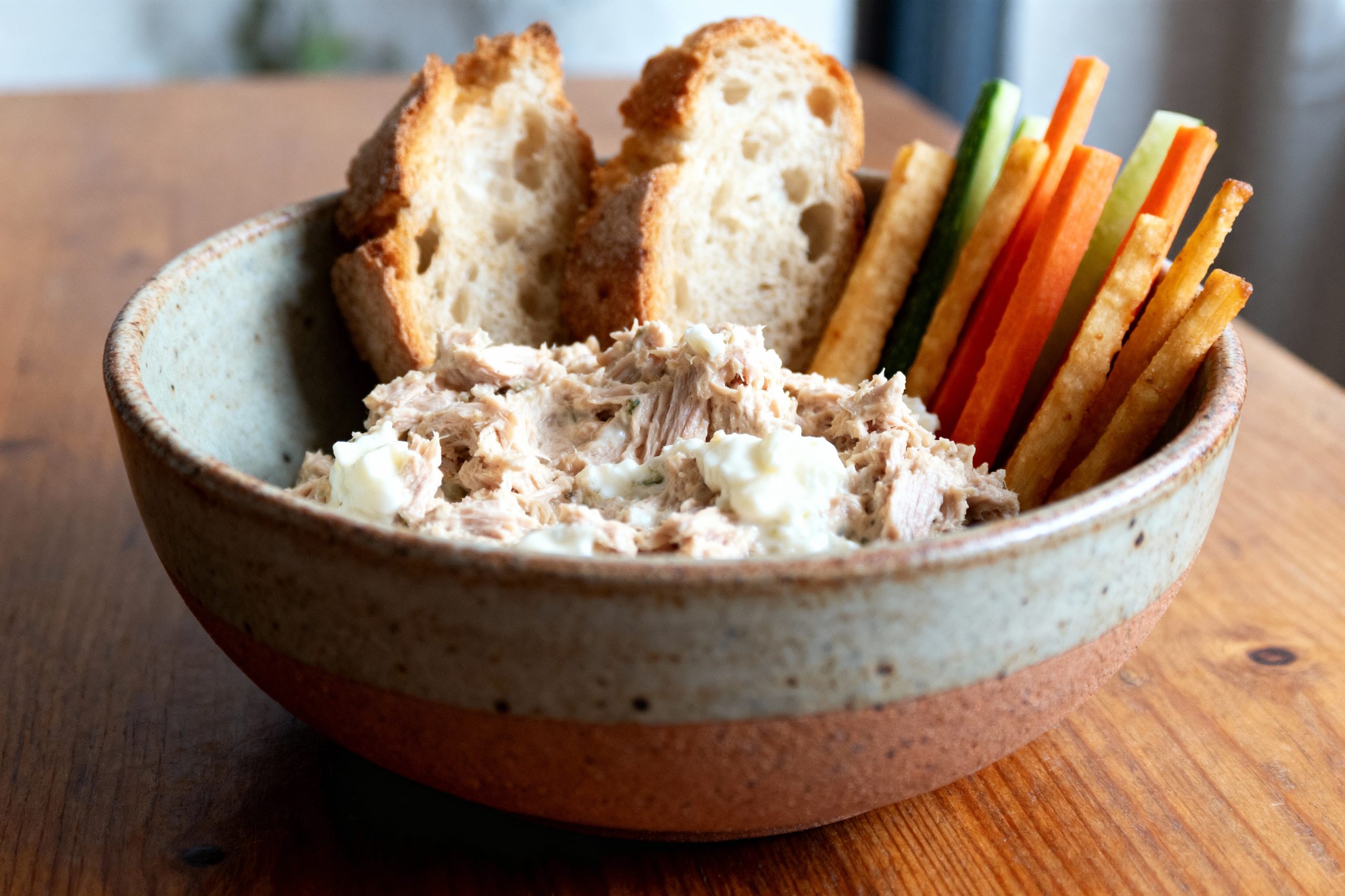 rillettes de thon au fromage blanc